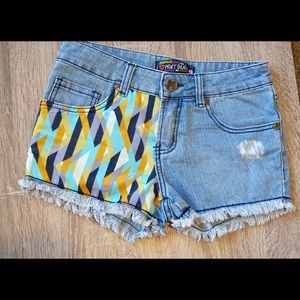 Denim shorts